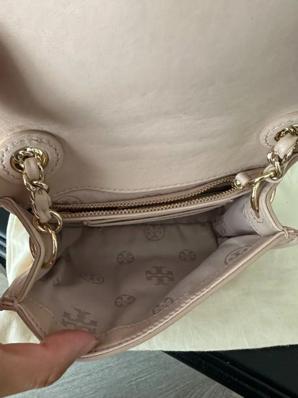 DOLCE & GABBANA Sicily Bag Pink Dauphine Leather Two-Way Shoulder Handbag Used
